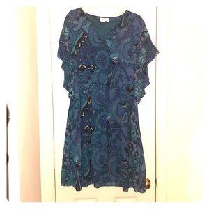 Beautiful Blue multi colored dress!